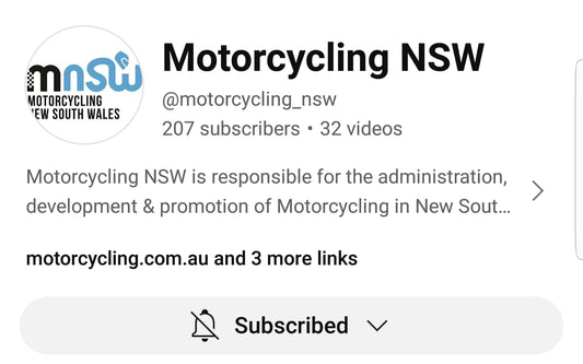 Motorcycling new south wales you tube channel